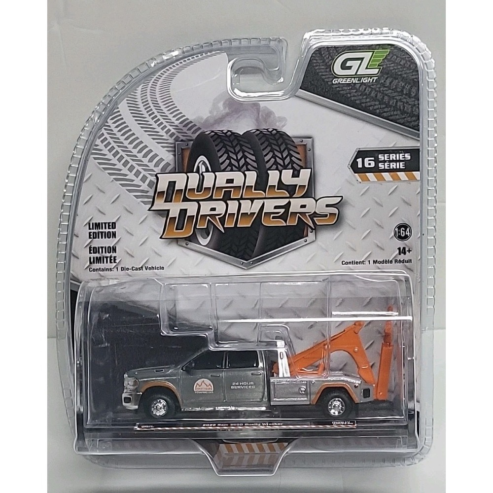 Raw Chase 1/64 2022 Ram 3500 Dually Wrecker Dually Drivers Toy Gift Collectible